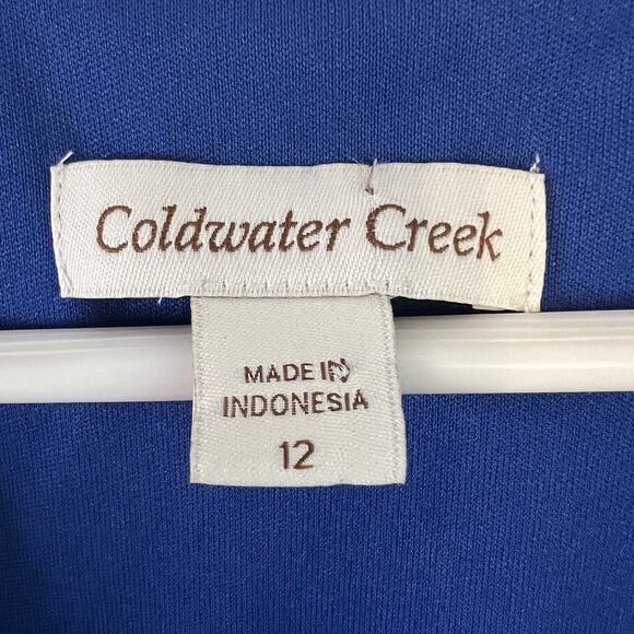 NEW Coldwater Creek Multicolored Surplice Chiffon Rainbow Maxi Dress Sz 12 Lined - Picture 8 of 11